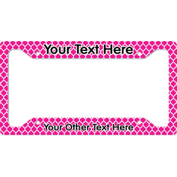 Moroccan License Plate Frame (Personalized)