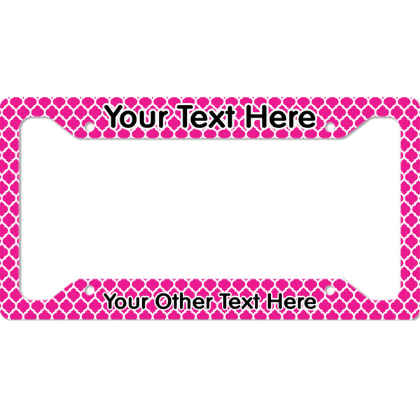 Custom Moroccan License Plate Frame - Style A (Personalized)