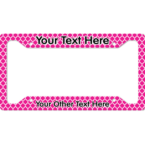 Custom Moroccan License Plate Frame (Personalized)