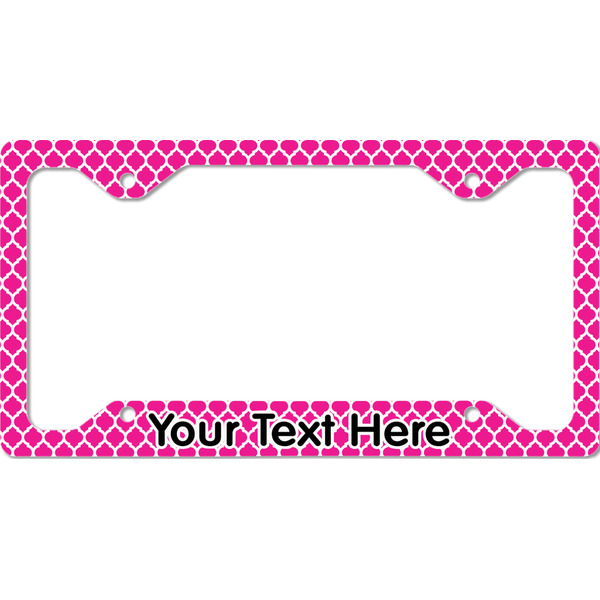 Custom Moroccan License Plate Frame - Style C (Personalized)