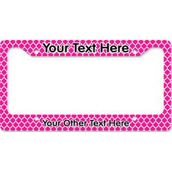 Moroccan License Plate Frame - Style B (Personalized)
