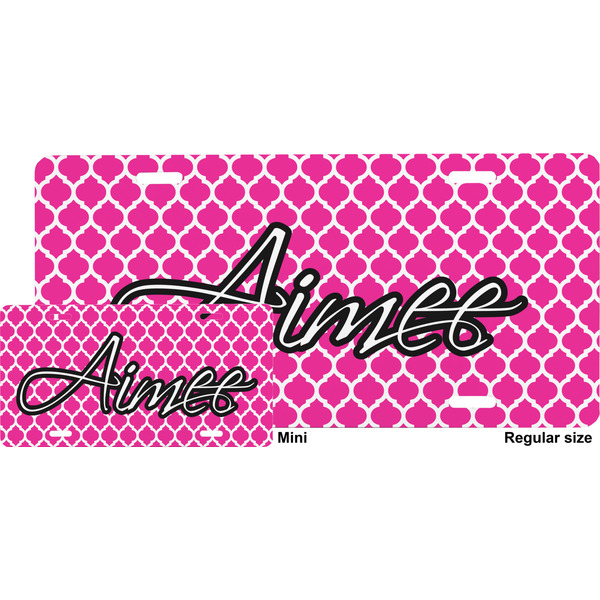 Moroccan License Plate (Sizes)