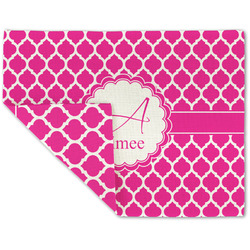 Moroccan Double-Sided Linen Placemat - Single w/ Name and Initial