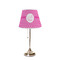 Moroccan Poly Film Empire Lampshade - On Stand