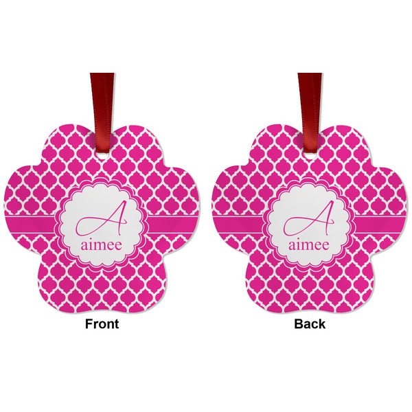 Moroccan Metal Paw Ornament - Front and Back