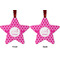 Moroccan Metal Star Ornament - Front and Back