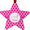 Moroccan Metal Star Ornament - Double Sided w/ Name and Initial