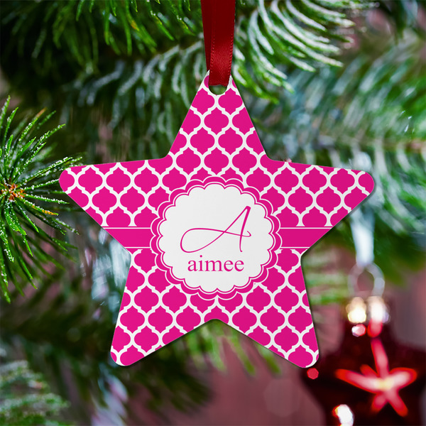 Moroccan Metal Star Ornament - Lifestyle