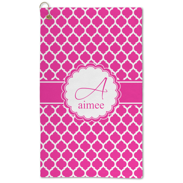 Custom Moroccan Microfiber Golf Towel - Large (Personalized)