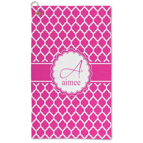 Custom Moroccan Microfiber Golf Towel (Personalized)