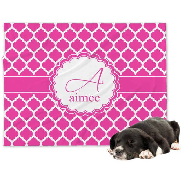 Custom Moroccan Dog Blanket - Large (Personalized)