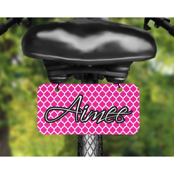 Moroccan Mini License Plate on Bicycle - LIFESTYLE Two holes