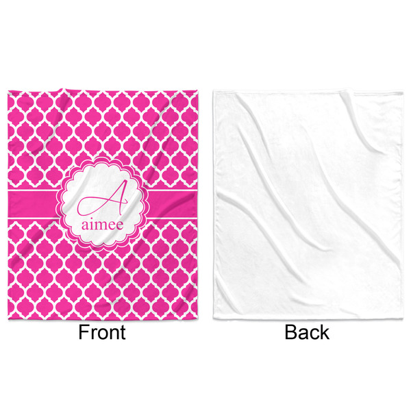 Moroccan Minky Blanket - 50"x60" - Single Sided - Front & Back