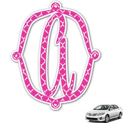 Moroccan Monogram Car Decal (Personalized)
