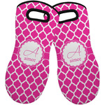 Moroccan Neoprene Oven Mitts - Set of 2 w/ Name and Initial