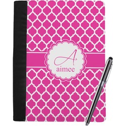 Moroccan Notebook Padfolio - Large w/ Name and Initial