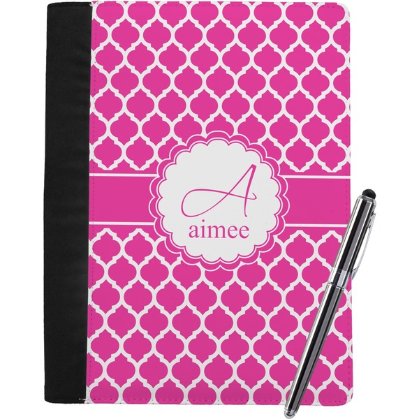 Custom Moroccan Notebook Padfolio - Large w/ Name and Initial