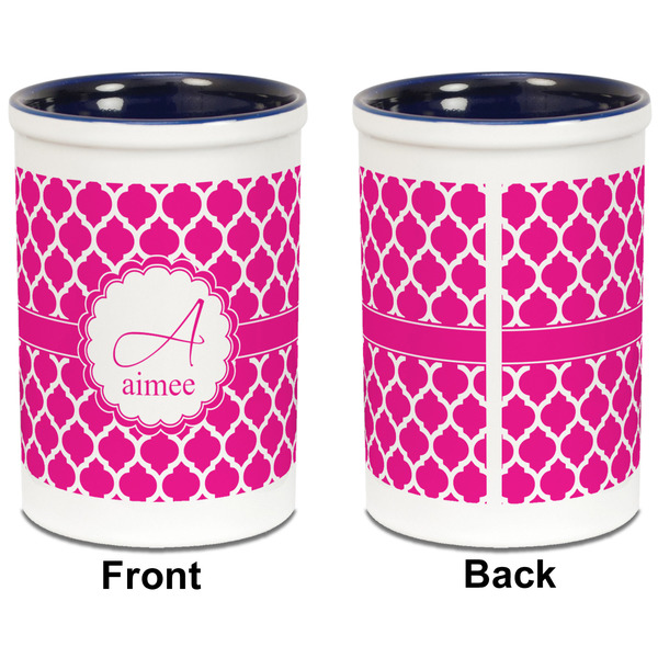 Moroccan Pencil Holder - Blue - approval