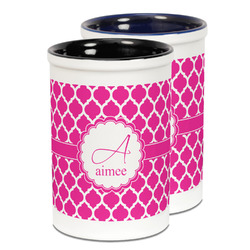 Moroccan Ceramic Pencil Holder - Large