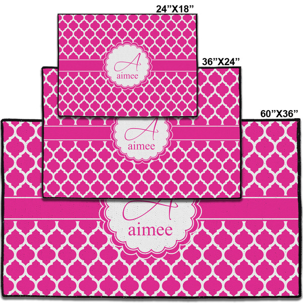 Moroccan Personalized Door Mat - Group Parent IMF