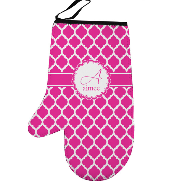 Moroccan Personalized Oven Mitt - Left