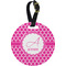 Moroccan Personalized Round Luggage Tag