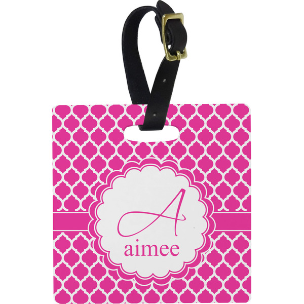 Moroccan Personalized Square Luggage Tag