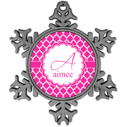 Moroccan Vintage Snowflake Ornament (Personalized)