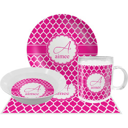 Moroccan Dinner Set - Single 4 Pc Setting w/ Name and Initial