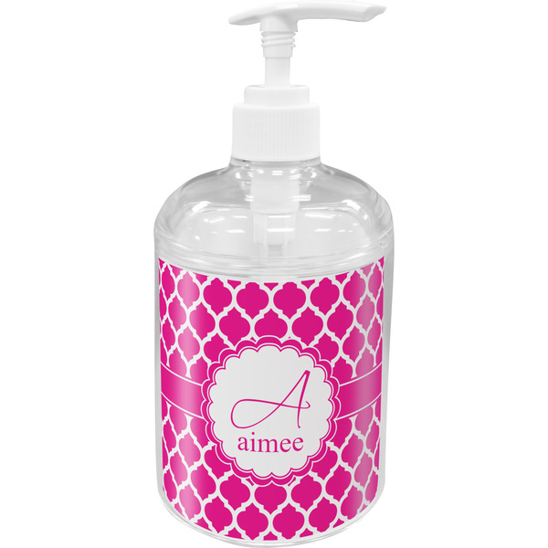 Custom Moroccan Acrylic Soap & Lotion Bottle (Personalized)