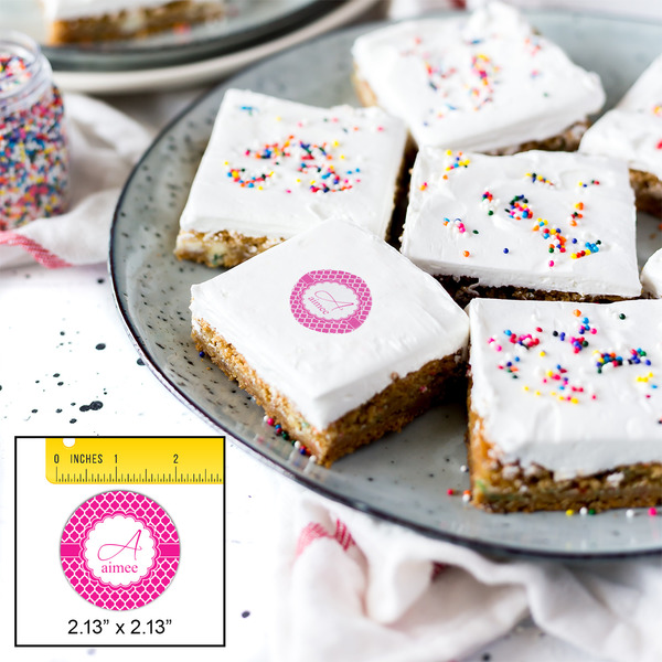 Moroccan Printed Icing Circle - Small - In Context