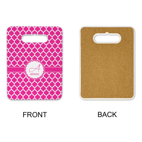 Moroccan Rectangle Trivet with Handle - APPROVAL