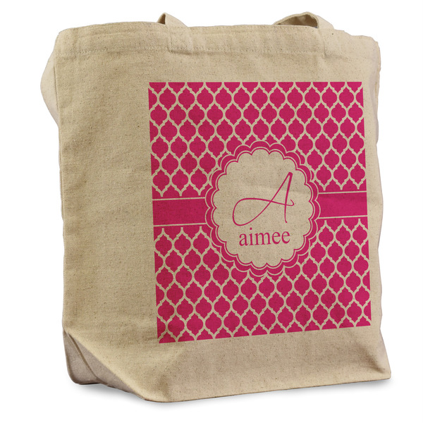 Custom Moroccan Reusable Cotton Grocery Bag (Personalized)