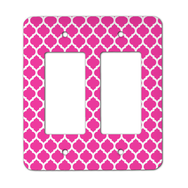 Custom Moroccan Rocker Style Light Switch Cover - Two Switch