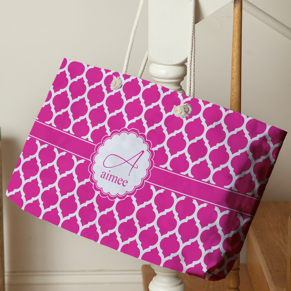 Moroccan Large Rope Tote - Life Style