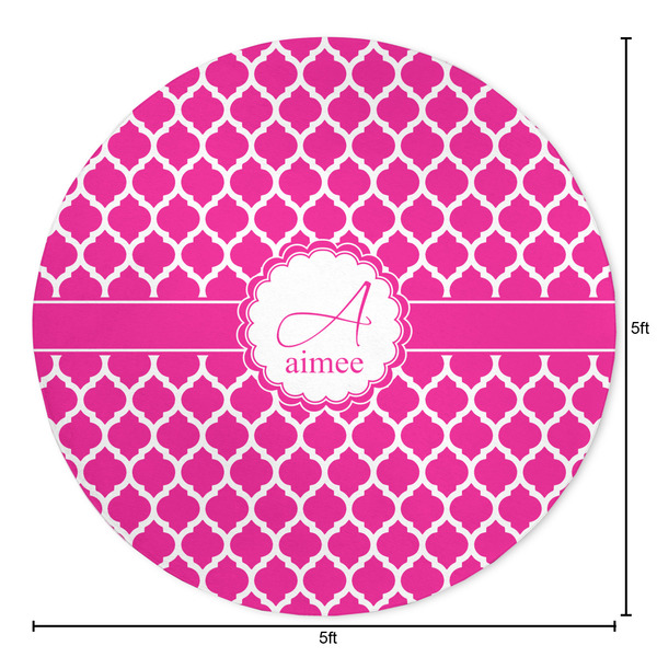 Moroccan Round Area Rug - Size