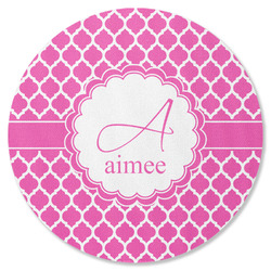 Moroccan Round Rubber Backed Coaster (Personalized)