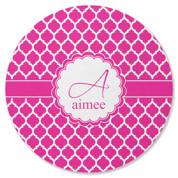 Moroccan Round Coaster Rubber Back - Single