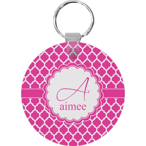 Moroccan Round Keychain (Personalized)