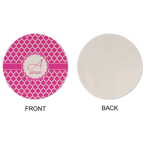 Moroccan Round Linen Placemats - APPROVAL (single sided)