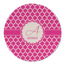 Moroccan Round Linen Placemat - Single Sided (Personalized)
