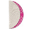 Moroccan Round Linen Placemats - HALF FOLDED (single sided)