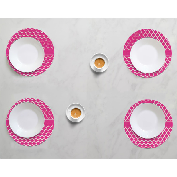 Moroccan Round Linen Placemats - LIFESTYLE (set of 4)