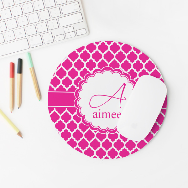 Moroccan Round Mousepad - LIFESTYLE 2
