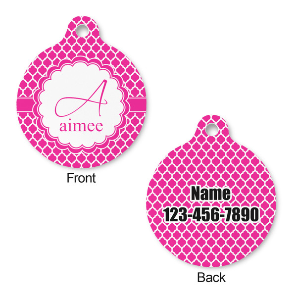 Moroccan Round Pet ID Tag - Large - Approval