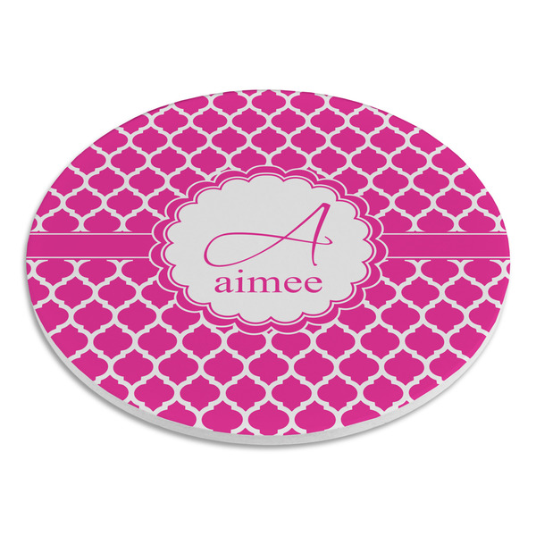 Moroccan Round Stone Trivet - Angle View