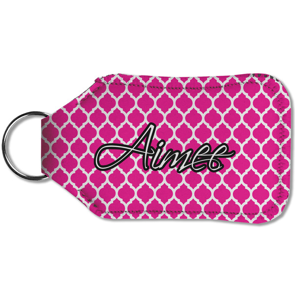 Moroccan Sanitizer Holder Keychain - Small (Back)