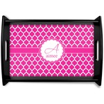 Moroccan Black Wooden Tray - Small (Personalized)