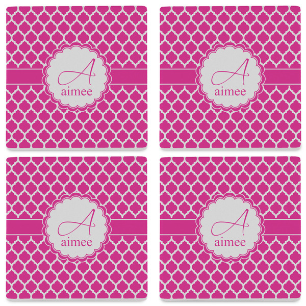 Moroccan Set of 4 Sandstone Coasters - See All 4 View