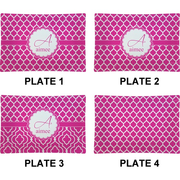 Moroccan Set of Rectangular Appetizer / Dessert Plates (Approval)